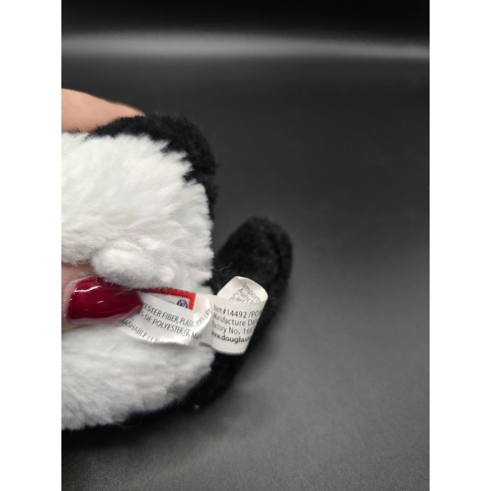 Douglas Toys Panda Lil' Handful 6" Bear Black and White Chinese Stuffed Animal - Picture 4 of 4